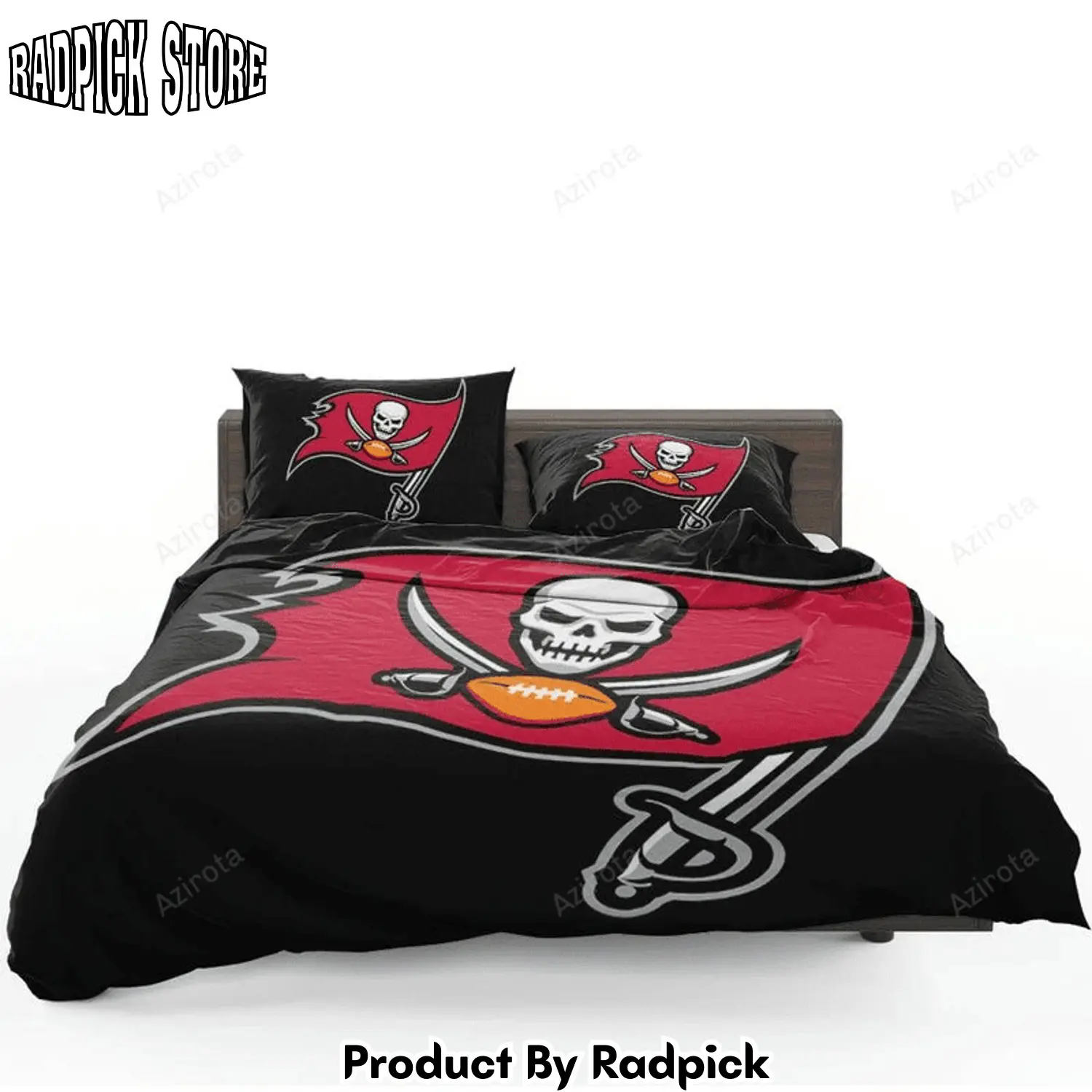 Radpick awarded football club tampa bay buccaneers bedding set rp3278542